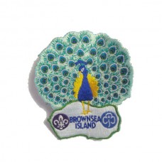 Brownsea Island - Peacock badge