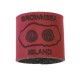 Dark Red Embossed Leather Woggle