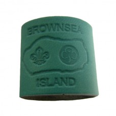 Jade Embossed Leather Woggle