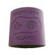 Purple Embossed Leather Woggle